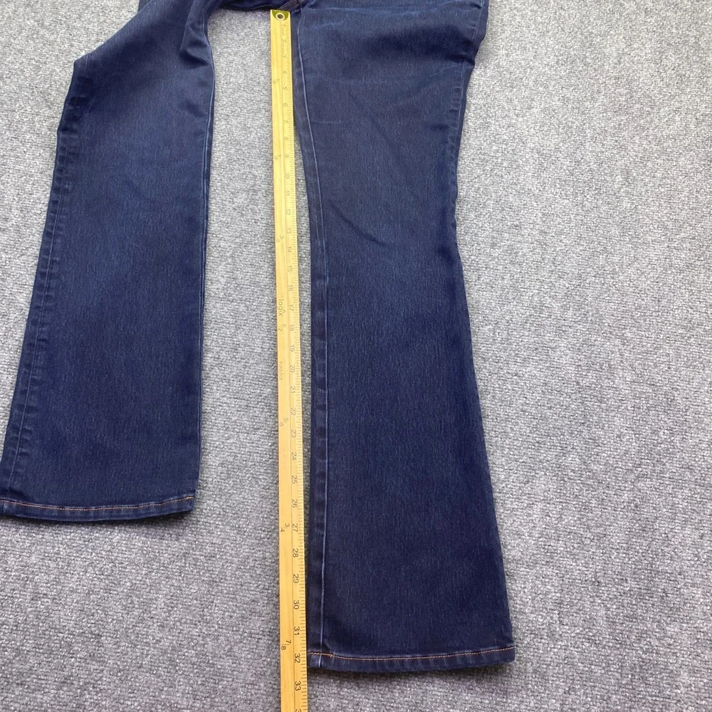 Banana Republic Curvy Boot Jeans Dark Wash Blue Denim Size 28 Western Grunge